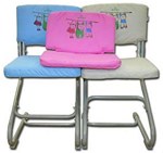 Детский регулируемый стул ДЭМИ СУТ 01 с цветным чехлом оксфорд