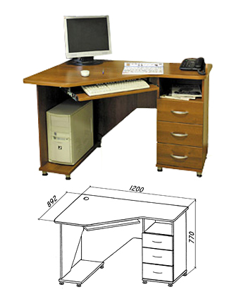 Угловой компьютерный стол КС 20-27