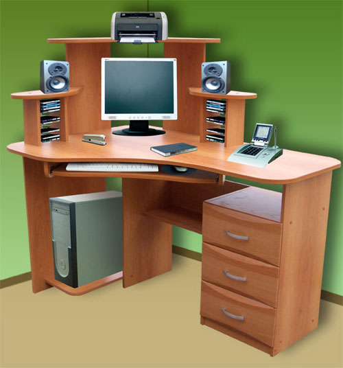 Угловой компьютерный стол СК-20 левый