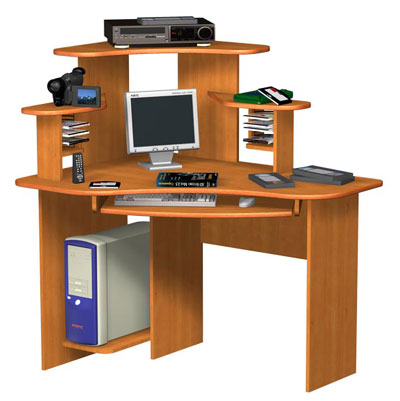 Угловой компьютерный стол УСК-3 левый
