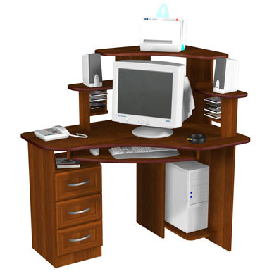 Угловой компьютерный стол УСК4 правый